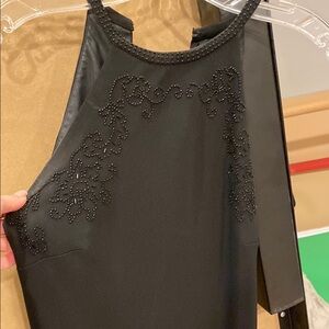 Jones New York Black Sleeveless Halter Dress